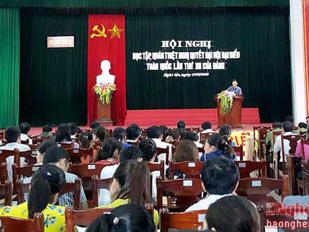 Nghi Lộc quán triệt, triển khai thực hiện Nghị quyết Đại hội XII của Đảng