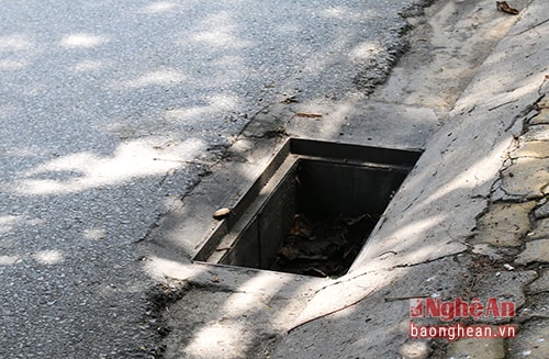 Nguy hiểm từ những hố ga không có nắp đậy