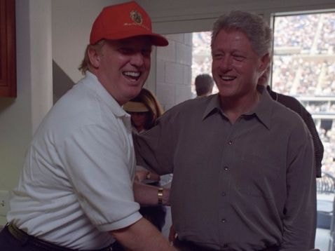 Những bức ảnh tiết lộ Donald Trump và Bill Clinton từng rất thân thiết