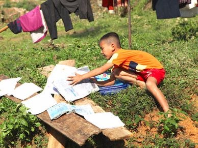 Làng mạc Quỳ Châu tan hoang sau lũ