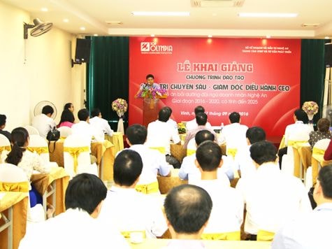 Khai giảng lớp quản trị doanh nghiệp chuyên sâu