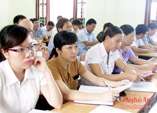 Tập huấn nghiệp vụ công tác tổ chức xây dựng Đảng năm 2016