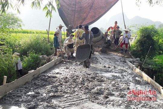 Quỳ Hợp: Dân góp trên 170 tỷ đồng xây dựng NTM