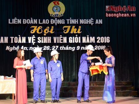 17 đội tham gia Hội thi An toàn vệ sinh viên giỏi tỉnh Nghệ An