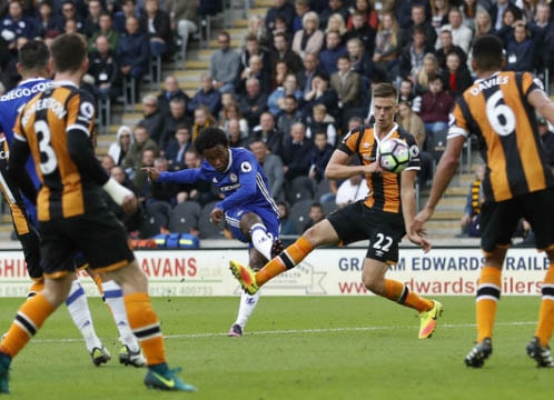 Willian ghi tuyệt phẩm, Chelsea thắng trở lại