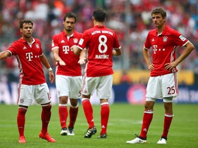 Bayern lần đầu mất điểm ở Bundesliga