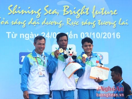 3 VĐV Nghệ An giành HCV tại Đại hội thể thao bãi biển Châu Á