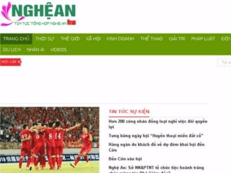 Nghệ An: Tạm ngừng hoạt động 2 trang tin điện tử
