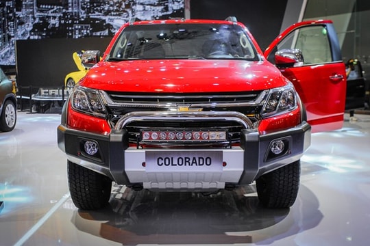 Ảnh Chevrolet Colorado 2017 mới về Việt Nam