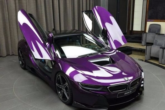 BMW i8 màu 'Tím Chạng Vạng' cực độc