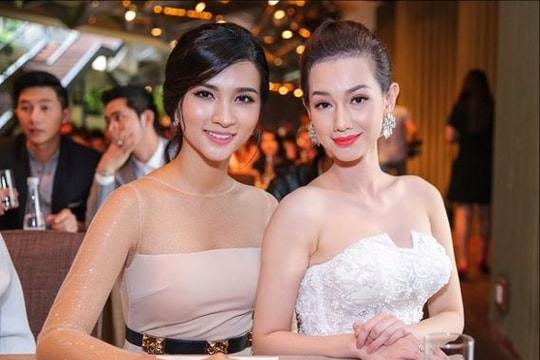 Quỳnh Chi - Kim Tuyến đọ sắc gái một con trong sự kiện