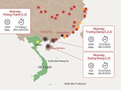 Việt Nam cử người sang Trung Quốc làm việc về điện hạt nhân gần biên giới