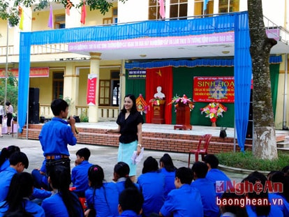 Học sinh Thanh Chương được tư vấn tâm sinh lý tuổi dậy thì