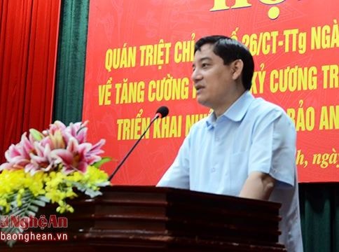 Bí thư Tỉnh ủy thông báo nhanh kết quả Hội nghị Trung ương 4, khóa XII