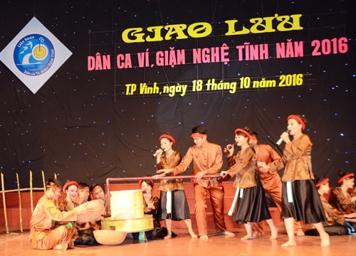 Giao lưu các CLB Dân ca ví, giặm Nghệ Tĩnh