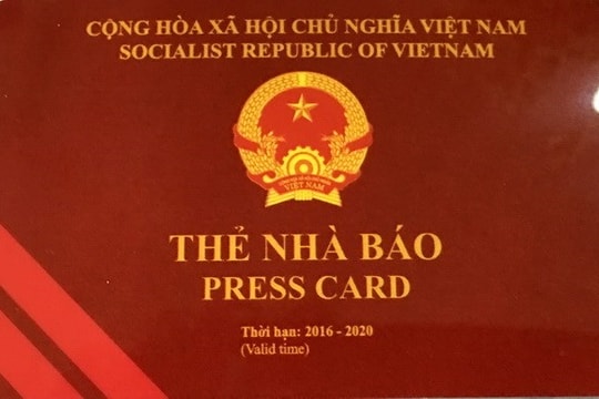 Thu hồi thẻ nhà báo đối với 1 phóng viên báo Nông thôn Ngày nay