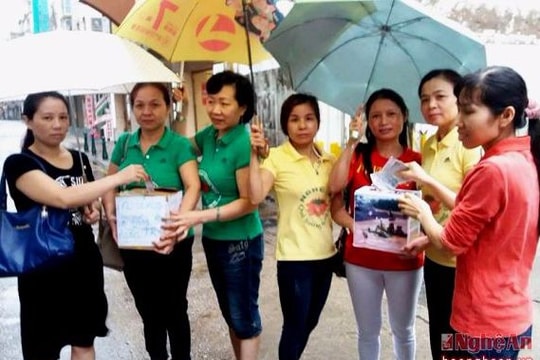 Người Nghệ xa quê hướng về đồng bào lũ lụt