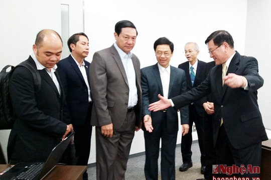 Lãnh đạo tỉnh Nghệ An xúc tiến hợp tác đầu tư ở Nhật Bản