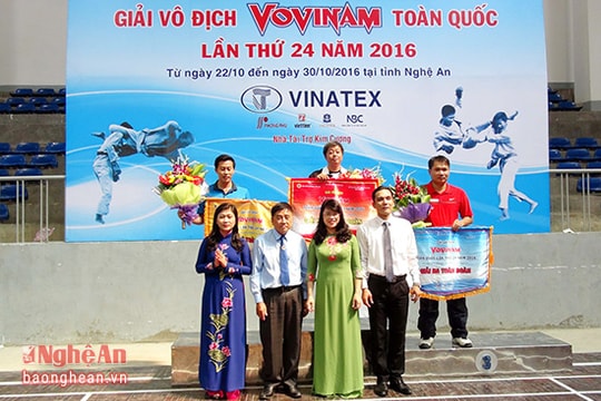 Nghệ An xếp thứ 8 tại Giải vô địch Vovinam toàn quốc