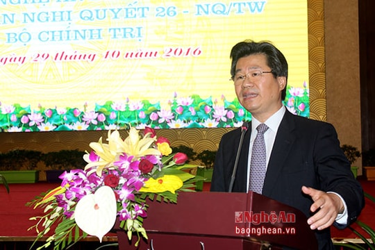 'Chúng tôi tin tưởng Nghệ An sẽ đạt được mục tiêu'