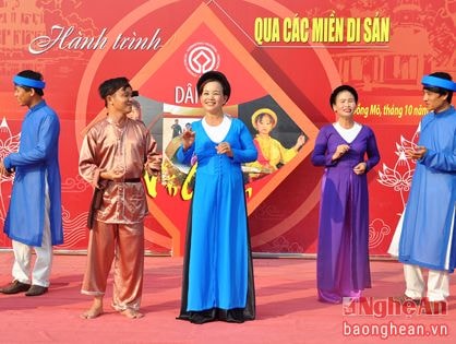 Ví giặm Nghệ Tĩnh với 'Hành trình qua các miền di sản'
