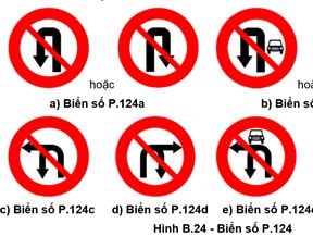Từ 1/11: Thay đổi biển giao thông cấm rẽ, quay đầu xe