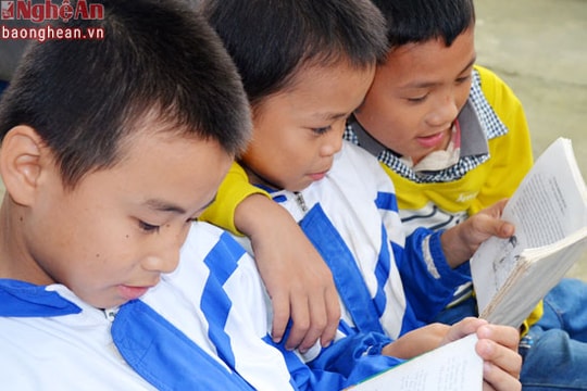 Độc đáo các mô hình thư viện trường học ở Đô Lương