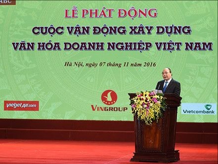 Thủ tướng: Văn hóa doanh nghiệp là hình ảnh quốc gia