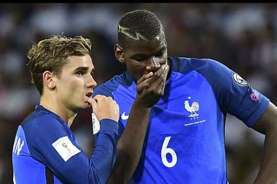 Griezmann lại 'thả thính' M.U, đòi đá cạnh Pogba