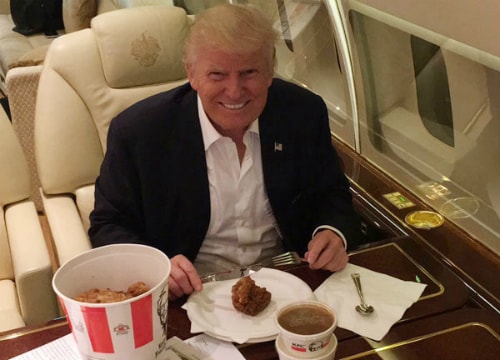 Thói quen ăn uống bình dân của Donald Trump