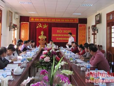 Giao ban công tác tuyên giáo cụm tuyến đường 7