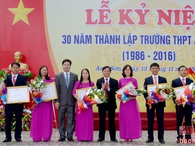 Trường THPT Anh Sơn 2 kỷ niệm 30 năm thành lập