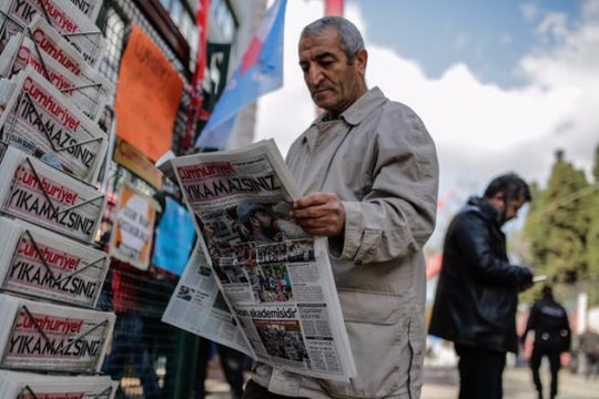 ​Thổ Nhĩ Kỳ có nhiều nhà báo bị bỏ tù nhất thế giới