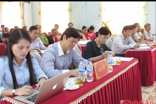 Phó Chủ tịch UBND tỉnh Lê Xuân Đại tiếp xúc cử tri Nghĩa Đàn