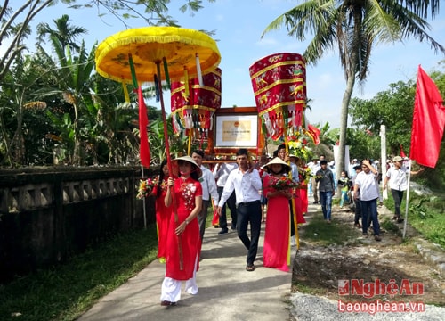 Nhà thờ họ Võ (Yên Thành) đón nhận bằng di tích lịch sử cấp tỉnh