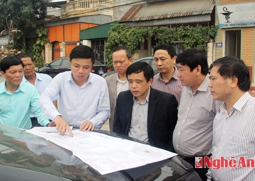 TP Vinh: Chuẩn bị thi công dự án đường Lý Thường Kiệt kéo dài