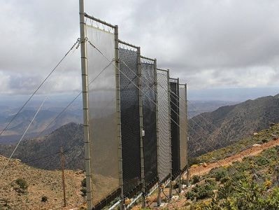 Lưới lọc nước từ sương mù lớn nhất thế giới