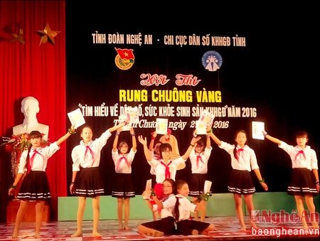 Thi Rung chuông vàng tìm hiểu sức khỏe sinh sản vị thành niên tại Thanh Chương
