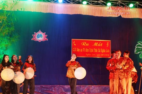 Nghĩa Đàn thành lập CLB dân ca thứ 3