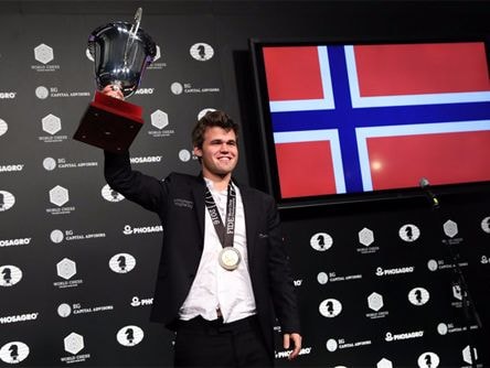Magnus Carlsen 3 lần liên tiếp vô địch cờ vua thế giới