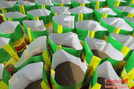Bắt quả tang xưởng sản xuất phân bón bằng đất pha cát