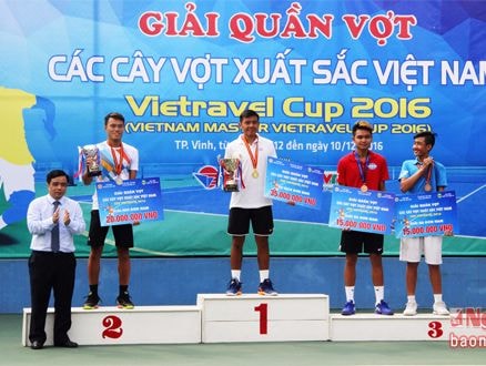 Lý Hoàng Nam vô địch giải các tay vợt xuất sắc nhất Việt Nam