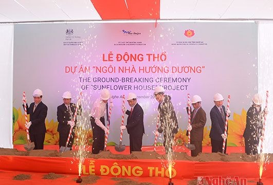 Khởi công dự án Ngôi nhà Hướng Dương tại Nghệ An