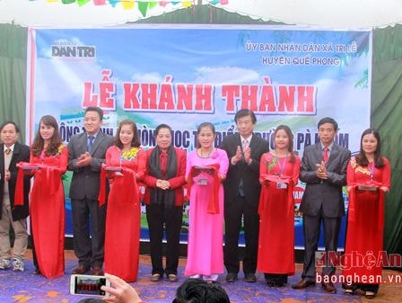 Khánh thành điểm trường Pà Khốm