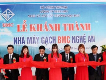 Khánh thành nhà máy gạch BMC Nghệ An công suất 30 triệu sản phẩm/năm