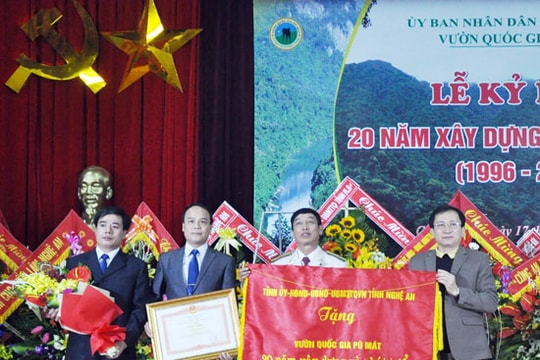 Vườn Quốc gia Pù Mát kỷ niệm 20 năm thành lập