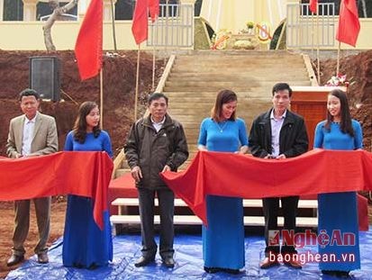 Khánh thành Đài tưởng niệm liệt sỹ xã Nghĩa Bình (Nghĩa Đàn)