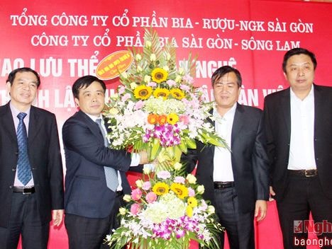 Công ty CP Bia Sài Gòn - Sông Lam kỷ niệm 10 năm thành lập