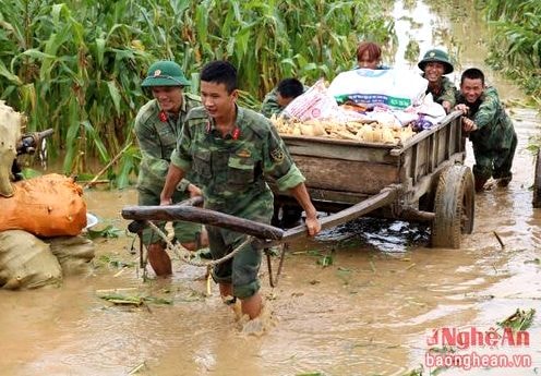 Tình quân dân nơi biên giới