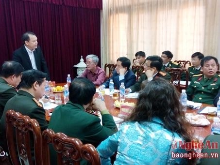 Lãnh đạo Văn phòng Trung ương Đảng làm việc tại Diễn Châu